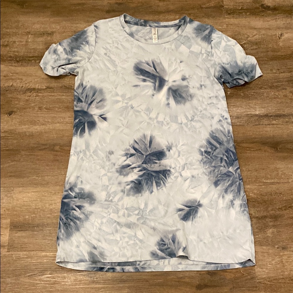 Kyodan Blue and White Tie-Dye Shirt